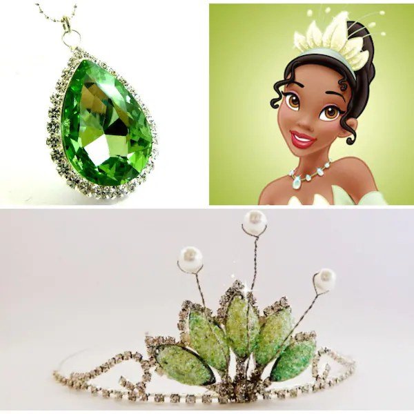 Tiana Dress Accessories & Wigs Transform Your Princess Dreams